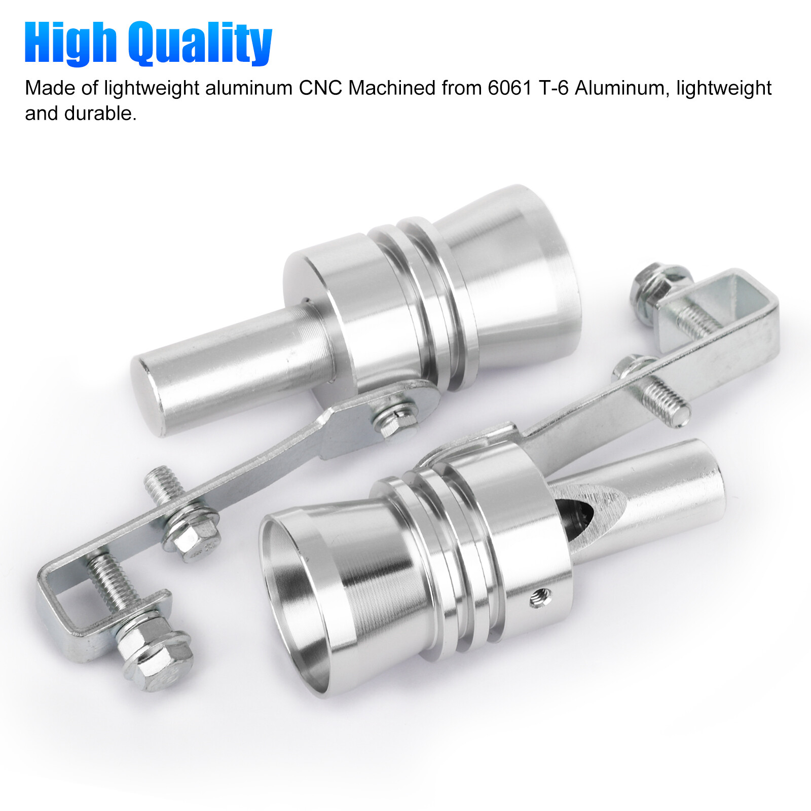 2X Universal Car Exhaust Muffler Pipe Turbo Sound Whistle Roar Maker
