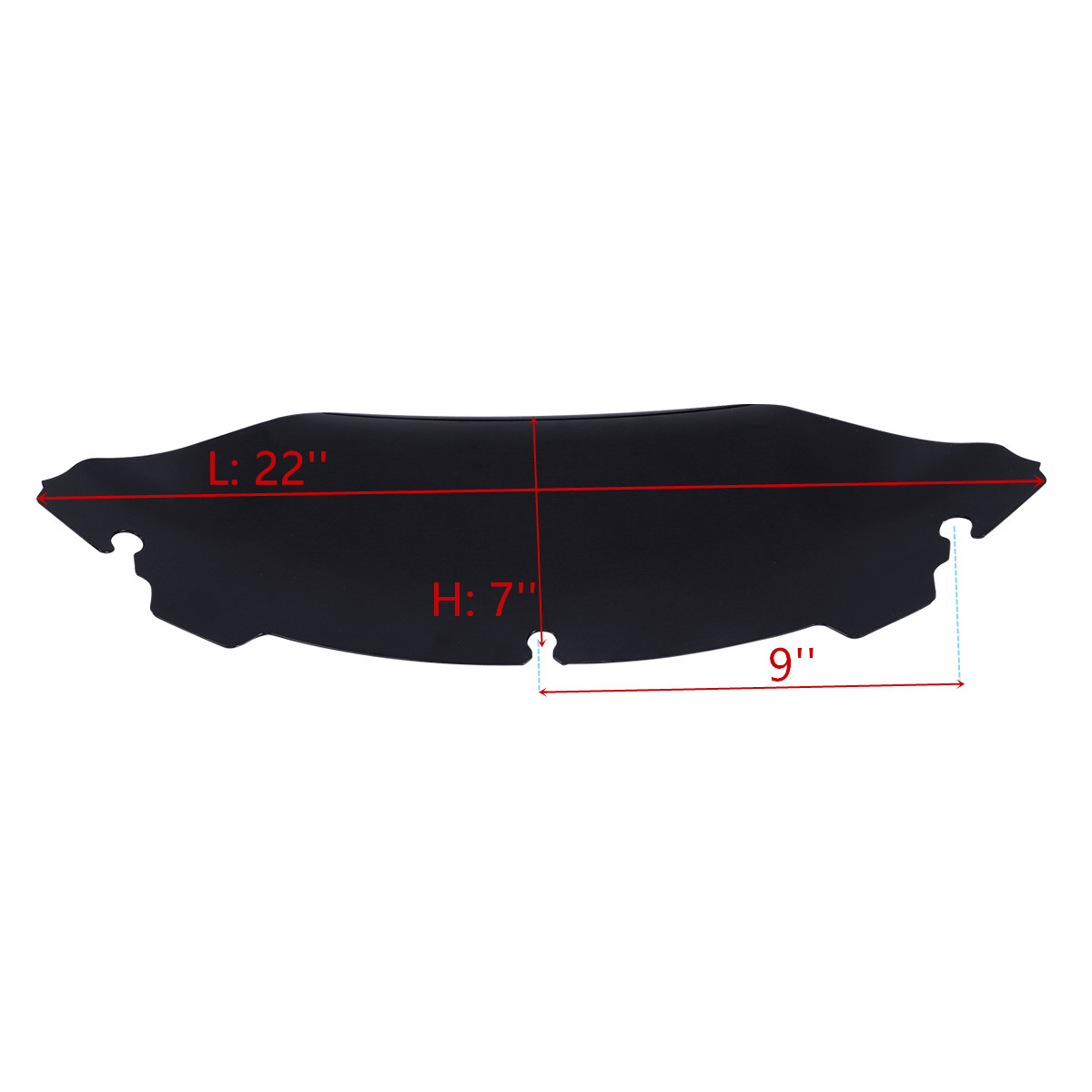 5″ 7″ 10.5″ Windscreen Windshield For Harley Tri Street Electra Glide 14-2024