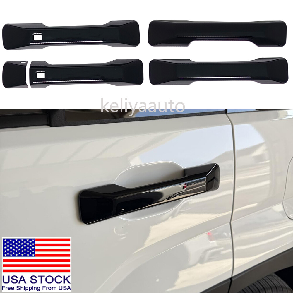 For 2024 2025 Hyundai Santa Fe Accessories Door Handle Cover Trim (Glossy Black)