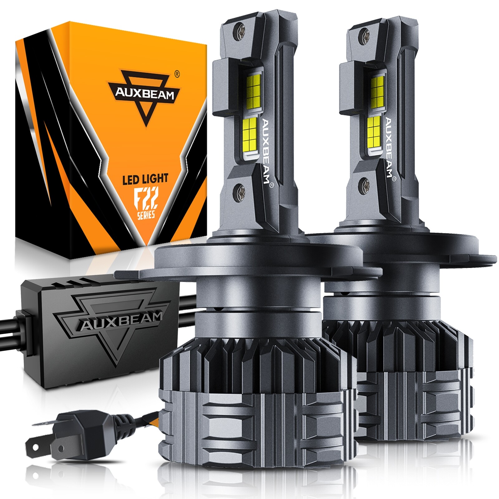 CANBUS 9003 H4 LED Headlight Bulb Kit 110W 24000LM Hi/Lo Beam Super Bright White