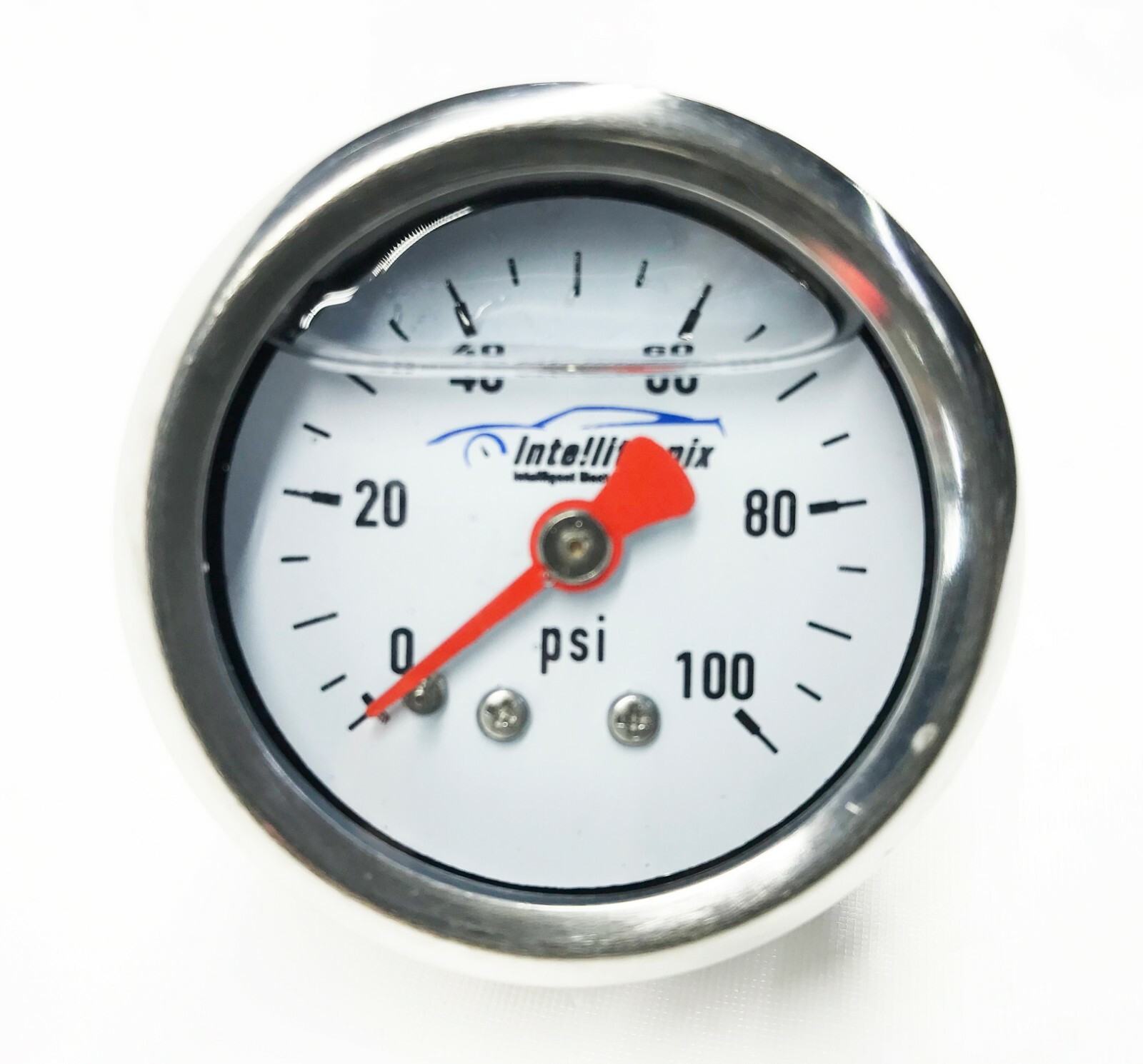 FUEL PRESSURE GAUGE 0-100 PSI 1.5″ Liquid filled,1/8″ NPT, LIFETIME WARRANTY USA