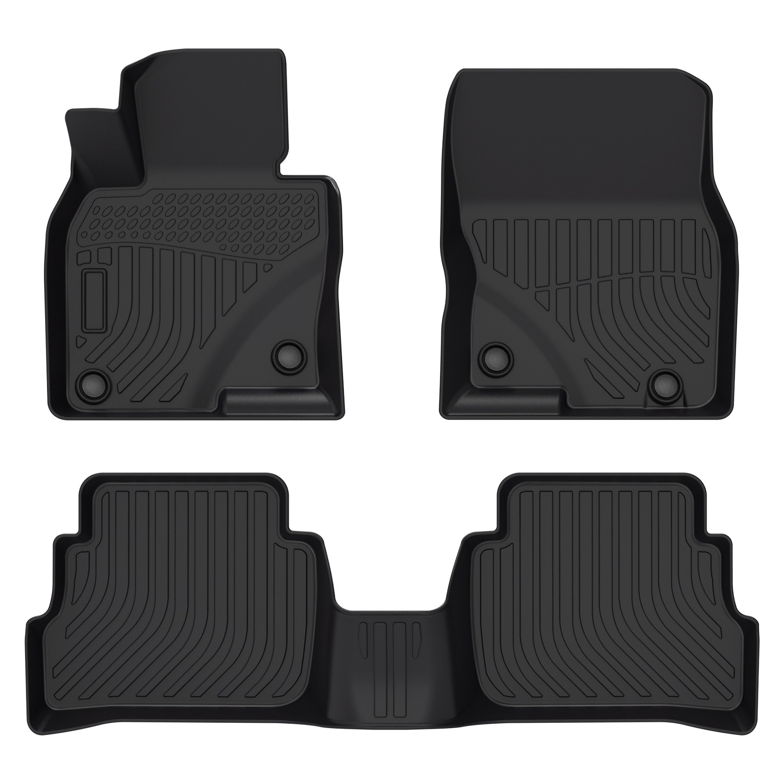 Car Floor Mats Liner for 2017-2025 Mazda CX-5 Black TPE All-Weather