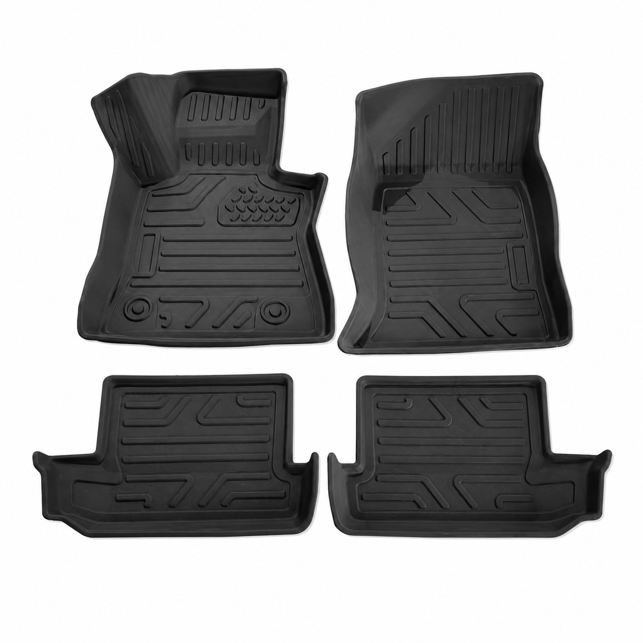Floor Mats Liner For 2016 – 2024 Chevrolet Camaro Front & Rear All-Weather Black