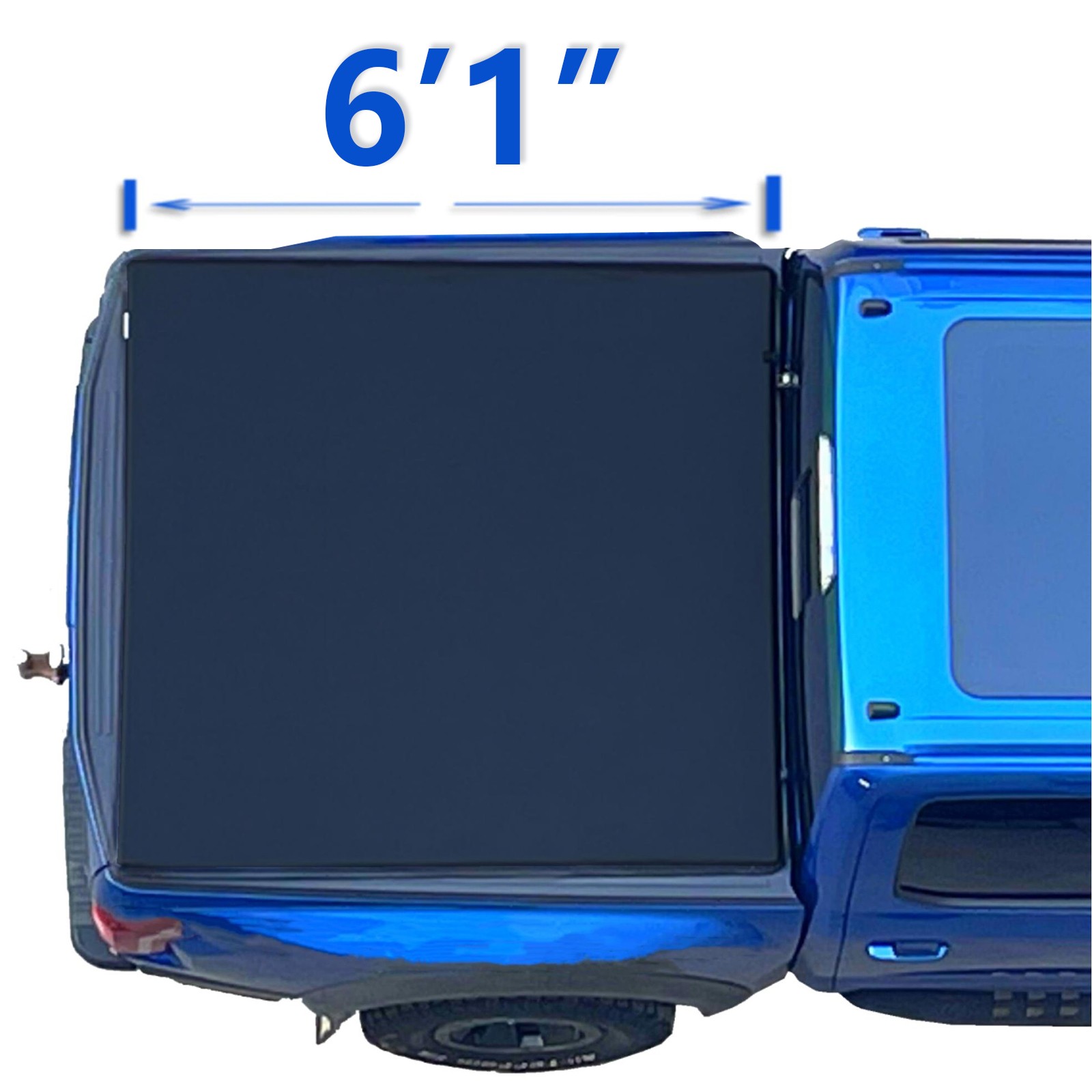 6’1″ Soft Roll Up Tonneau Cover for 1986-1997 Nissan Pickup & D21 Truck Bed