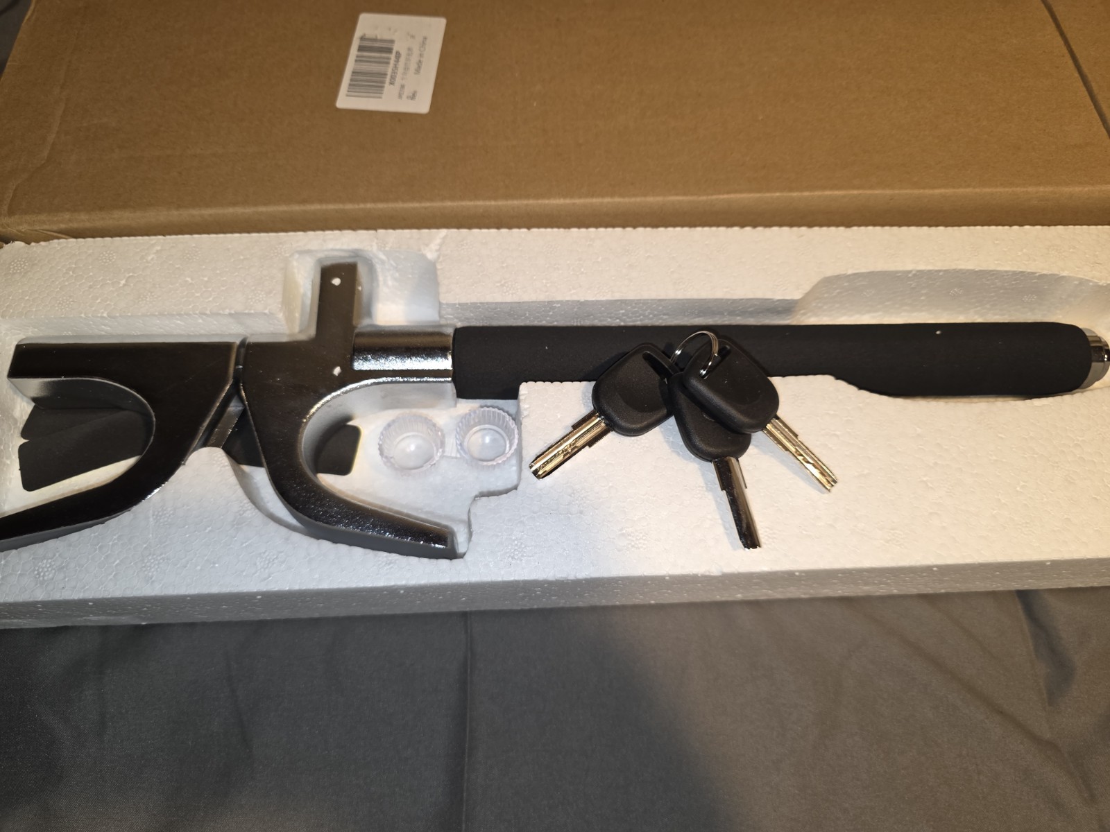 Steering Wheel Lock Glass Breaker Heavy Duty