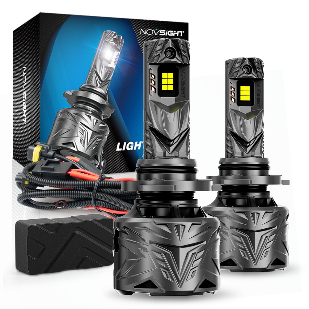 NOVSIGHT LED Headlight Bulbs High/Low Beam/Fog Light H11 9005 9006 9145 H13 H4