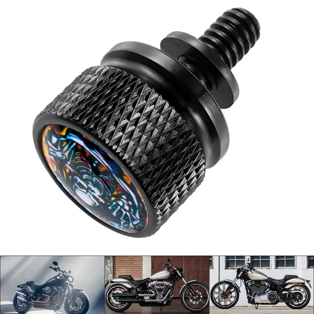 Knurled Fender Seat Bolt Screw ‎Motorcycle Fit For Harley Softail Dyna CVO 96-23