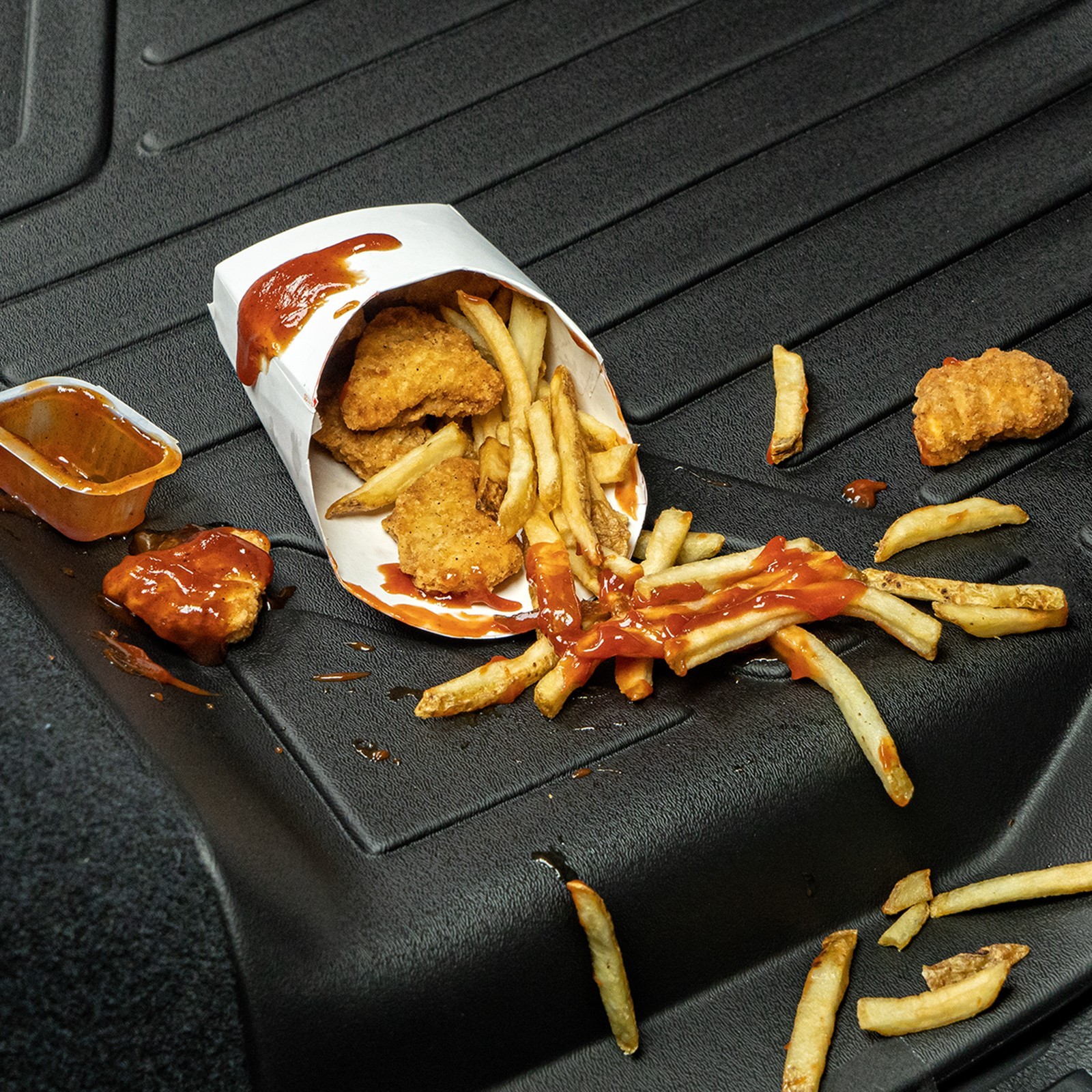 SMARTLINER Custom Fit Cargo Liner Trunk Mat Black For 2017-2020 Hyundai Elantra