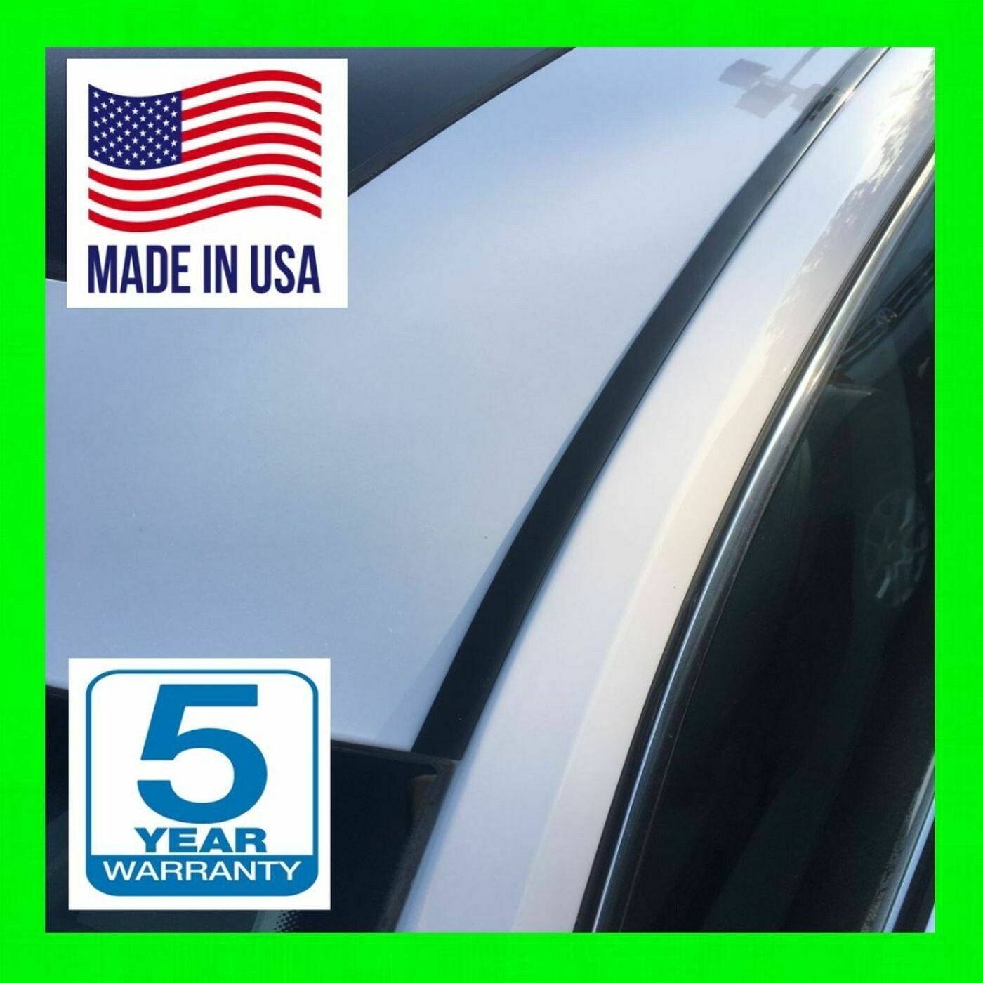 For 2018-2022 TOYOTA CAMRY BLACK ROOF TOP TRIM MOLDING KIT 2PC