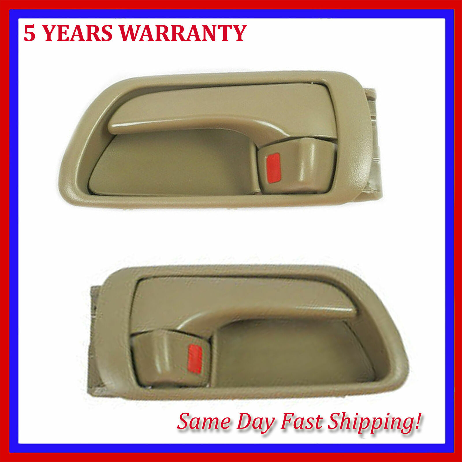 For Toyota Camry 2002-2006 Tan Interior Inside Door Handle 2PCS Left & Right
