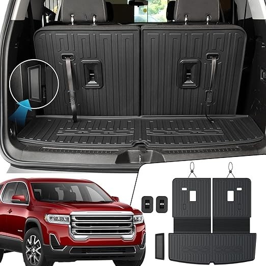 84938211 2017-2023 GMC Acadia Cargo Liner Mat 3rd Row Backrest Set TPE Black