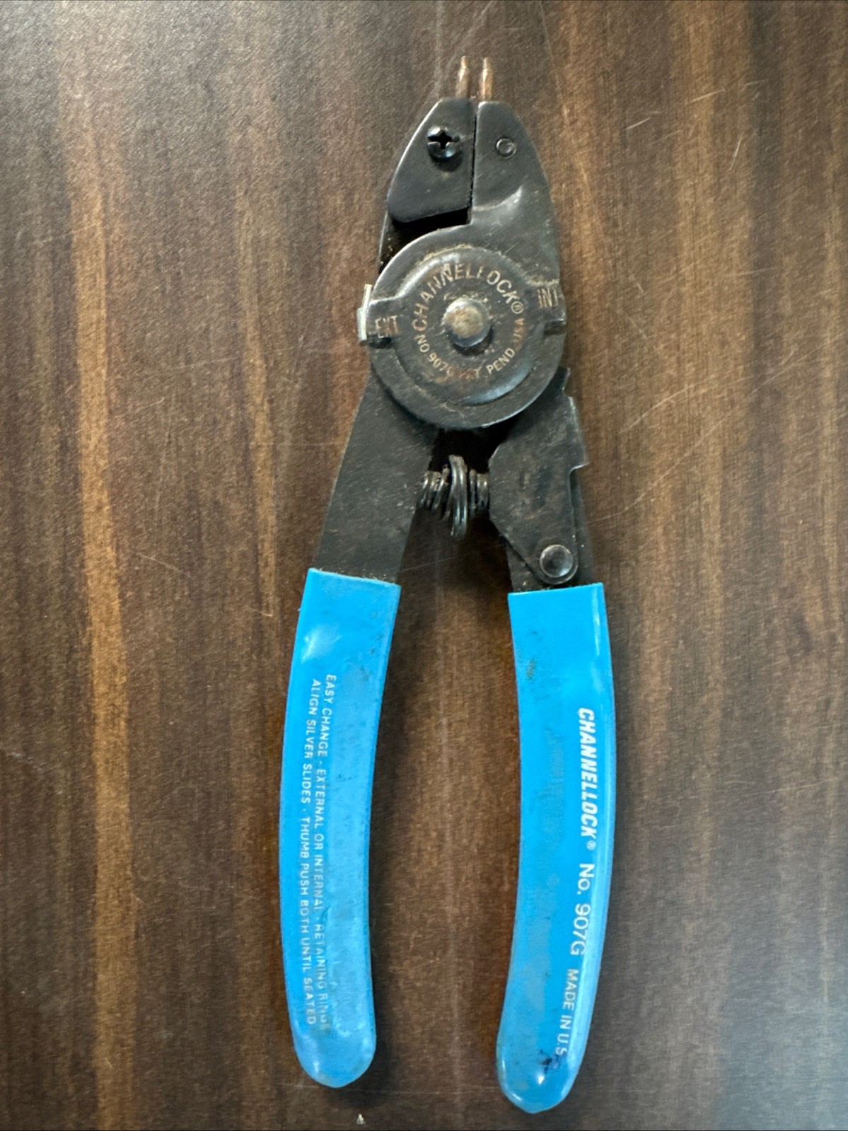 Channel Lock Convertible Snap Ring Pliers 907G USA ??