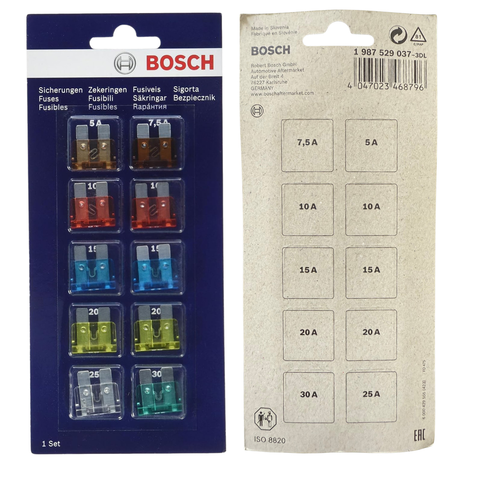 Bosch 1987529037 Standard Fuse Assortment Kit – Variety Pack