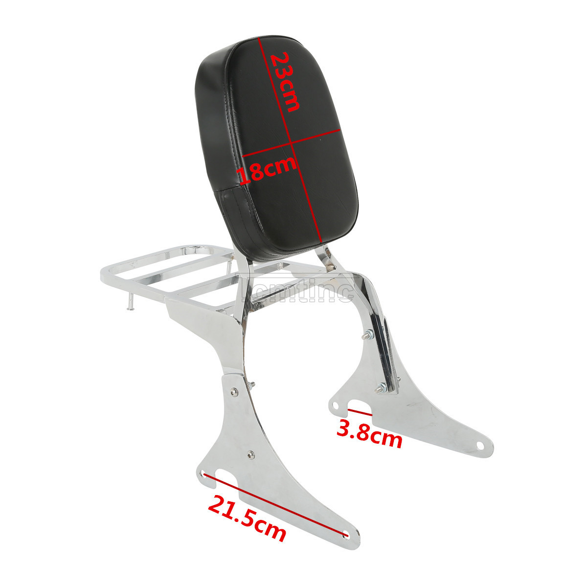 Backrest Sissy Bar w/ Luggage Rack Fit For Kawasaki Vulcan VN 400 800 1995-12 96