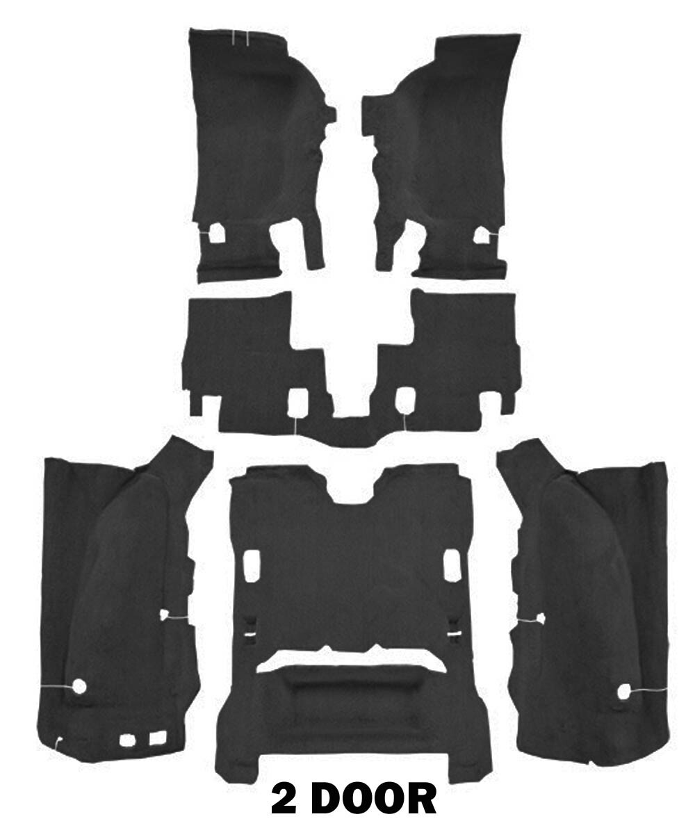 New! Complete Carpet Molded Pick Color fits 2011-2018 JEEP Wrangler