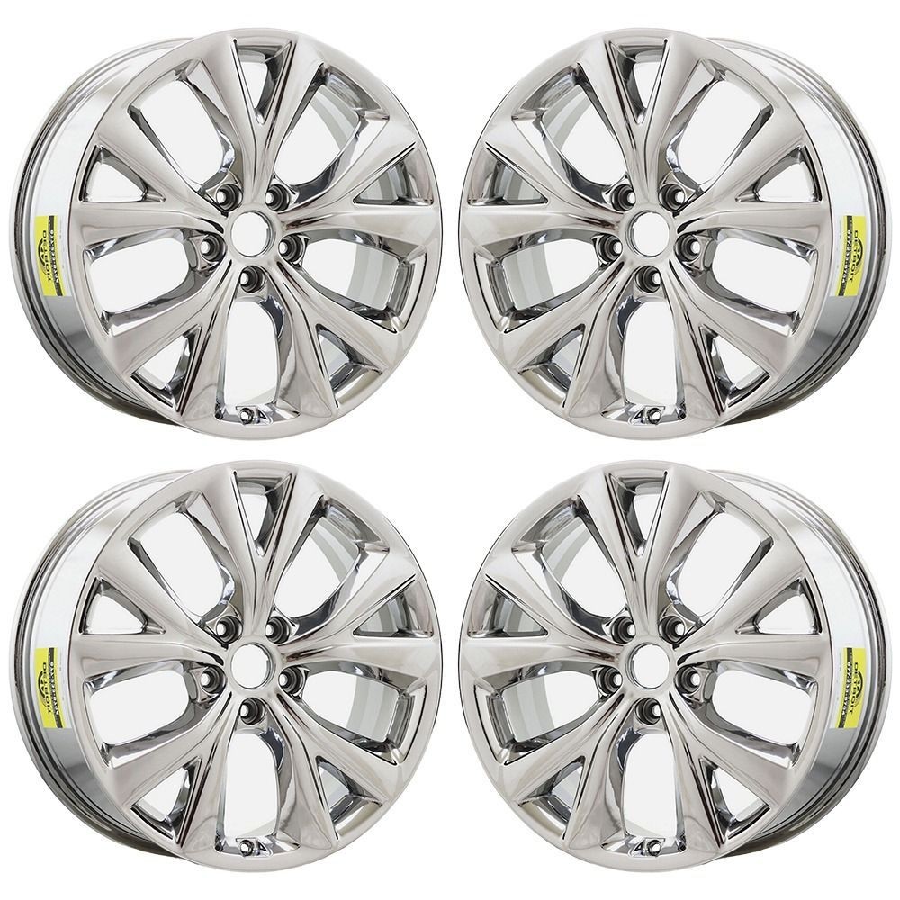 19″ Hyundai Santa Fe PVD Bright Chrome Wheels-C Rims Factory OEM 70910 Exchan…