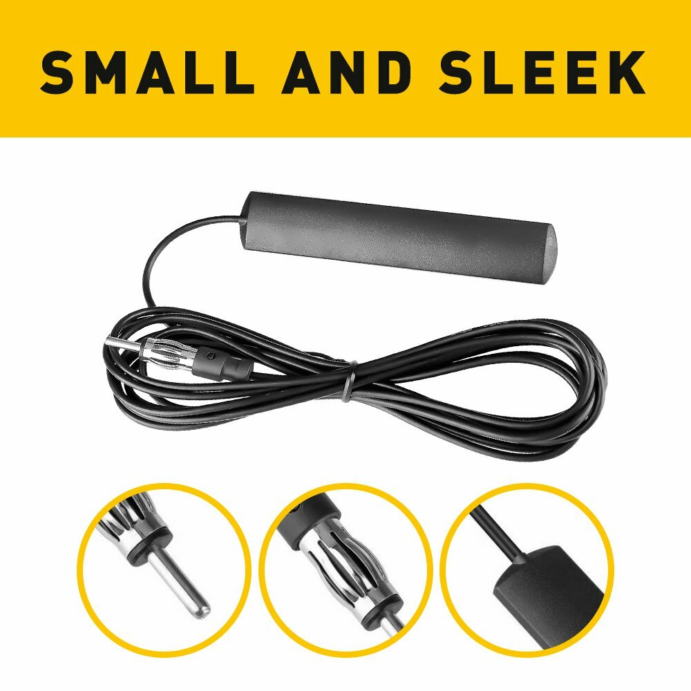 10ft Car Hidden Antenna Stereo FM AM Aerial Radio Signal Antenna Booster New