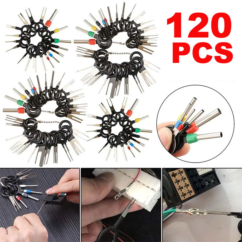 All-Purpose Car Terminal Extractor Toolkit – Enhanced 120 Piece Set