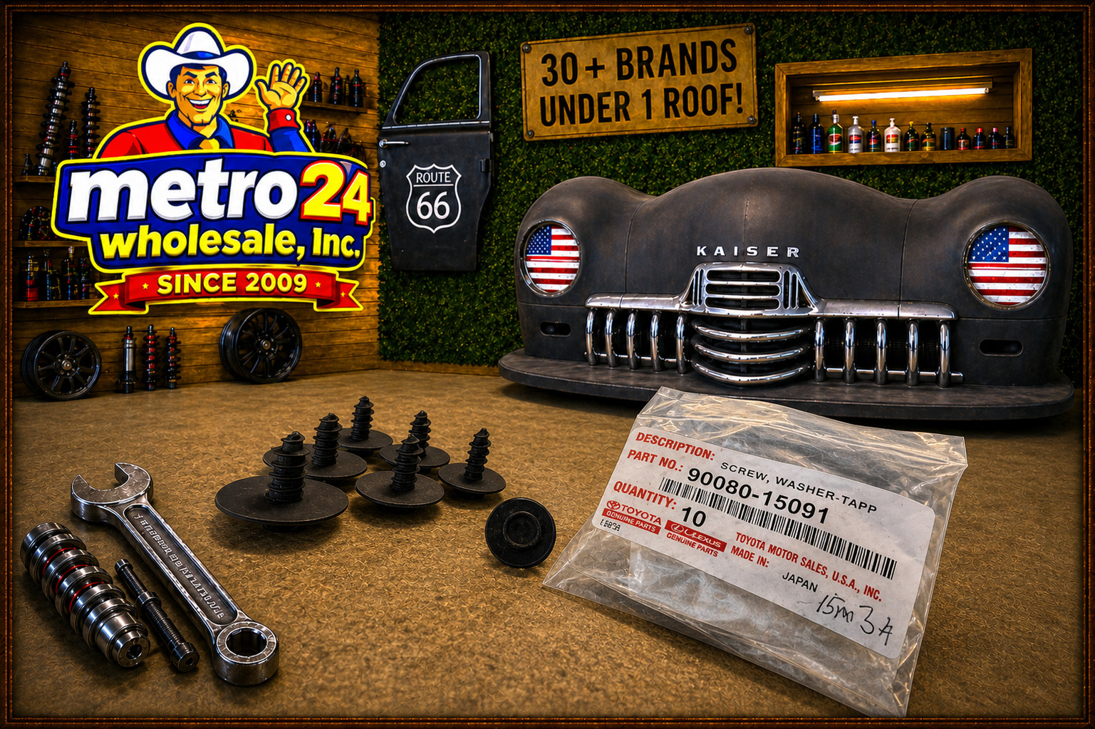 (7) Genuine Toyota OE Screw, W/Washer Tapp 90080-15091 – same as dealer