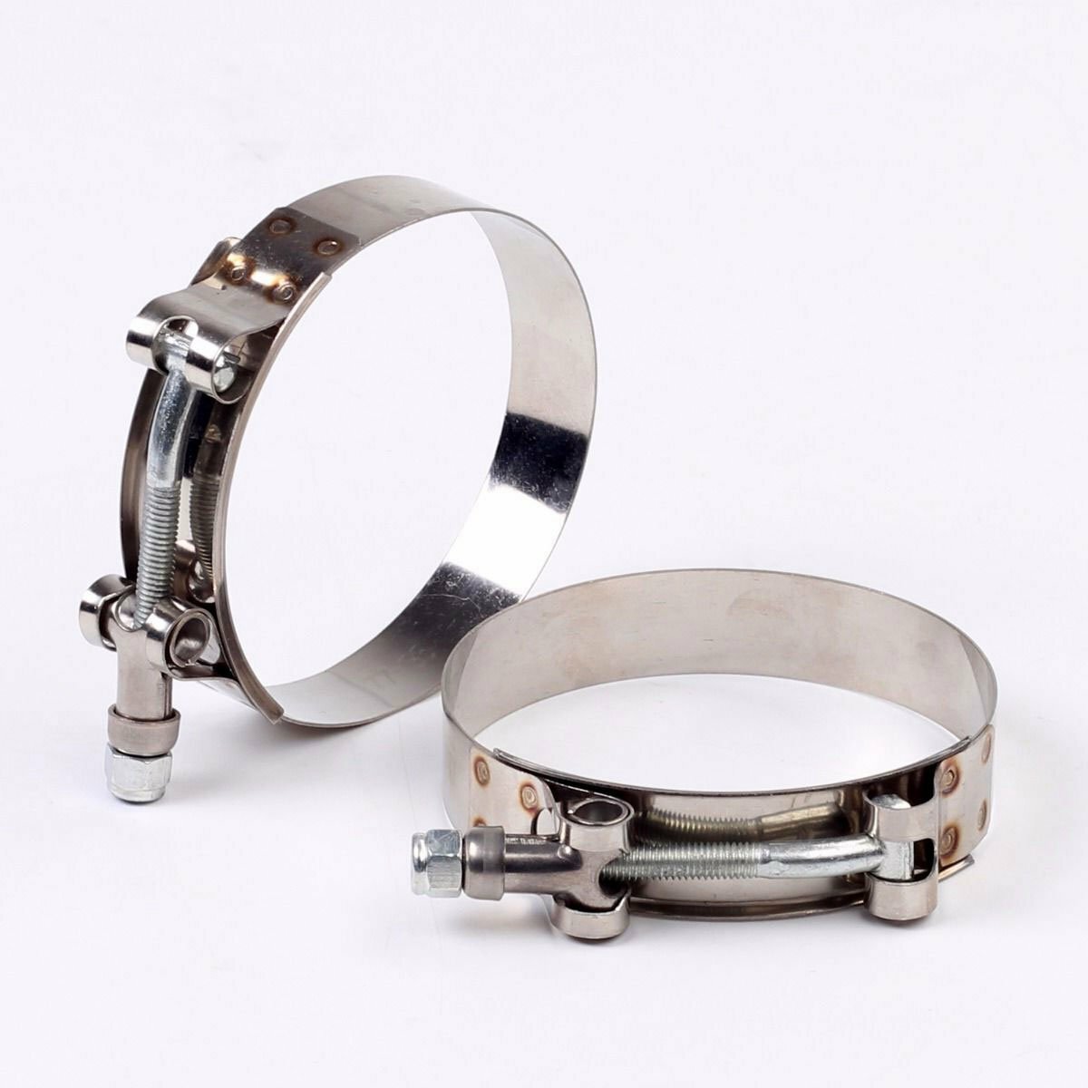 2″ T-BOLT CLAMP SILICONE STAINLESS STEEL HOSE TURBO INTAKE INTERCOOLER 4PCS