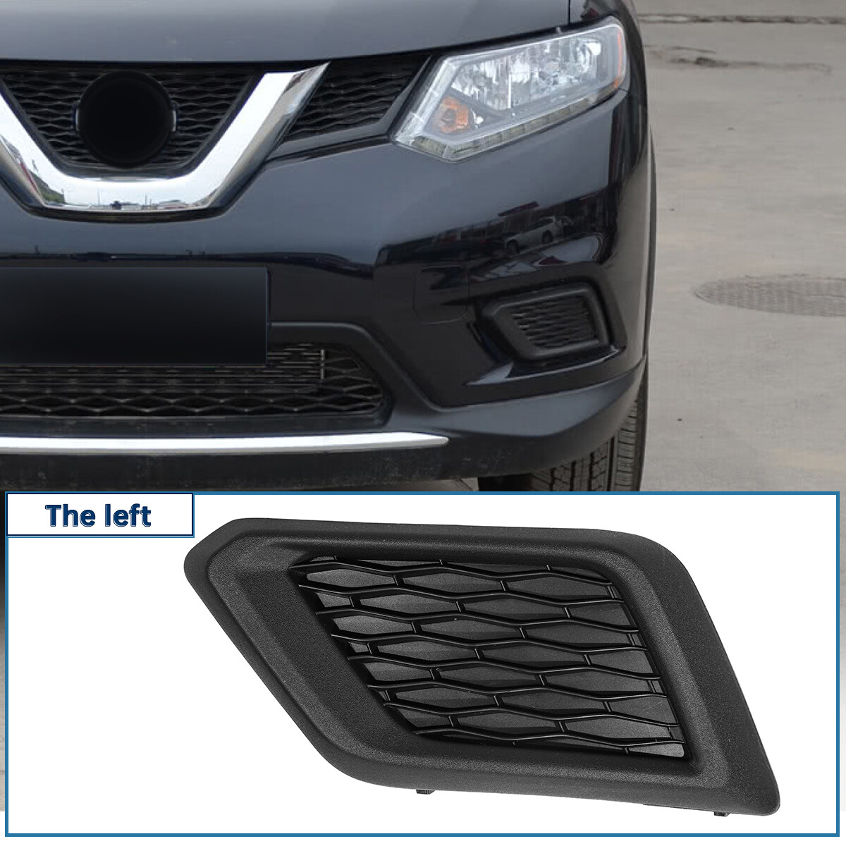For 2014-2016 Nissan Rogue Front Driver Side Fog Lamp Cover Replace 622574BA0A