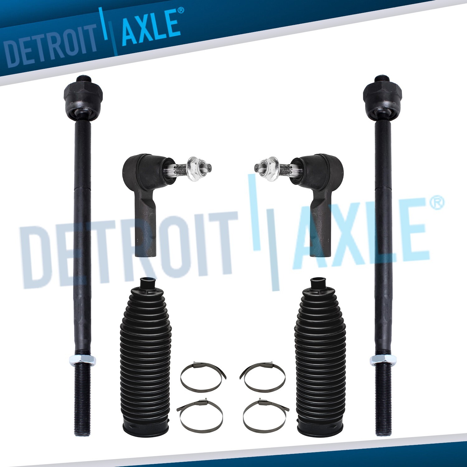 Tie Rods for 2013 – 2018 Ram 1500 Front Inner Outer Tie Rods Ends Suspension Kit