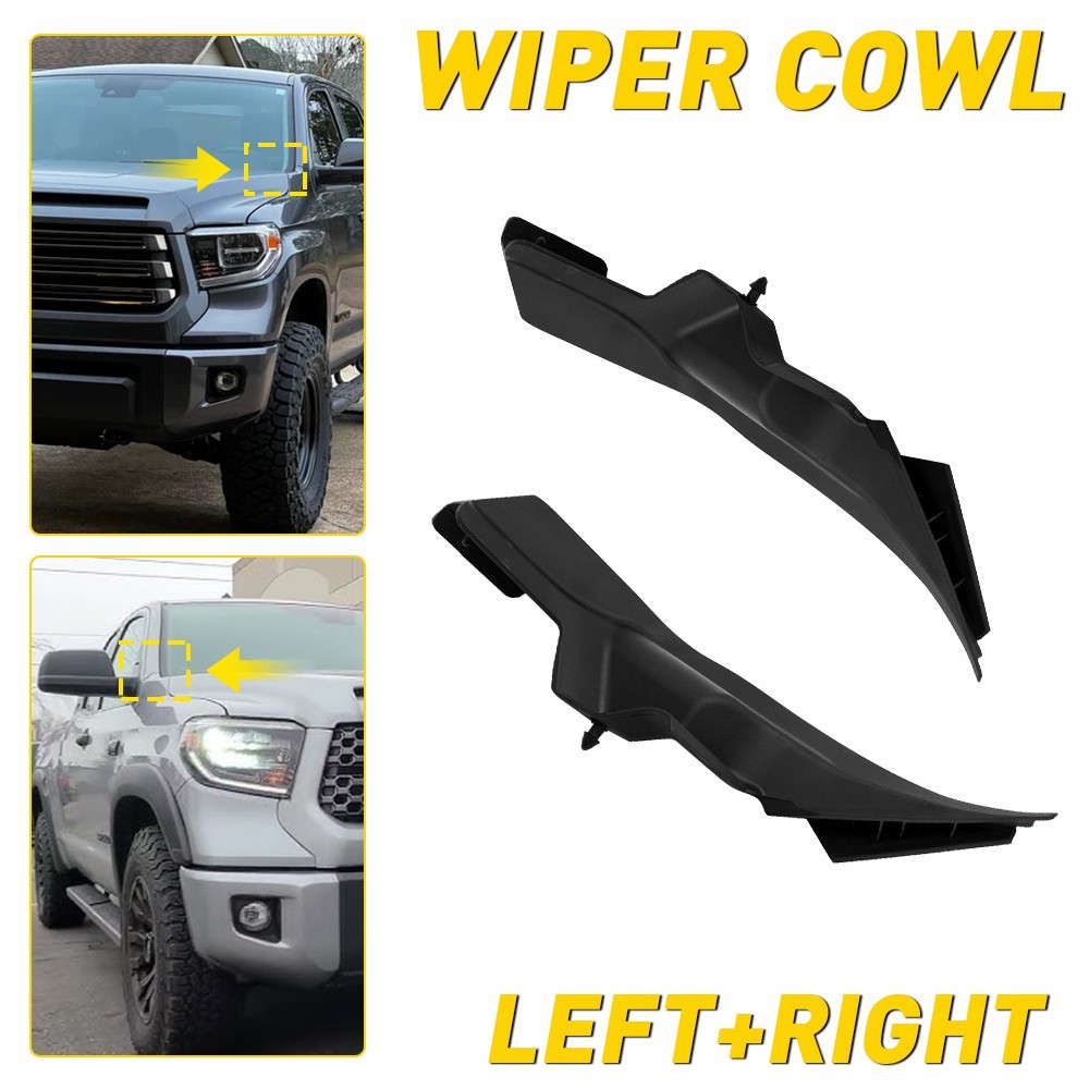 Wiper Cowl Trim Cover Panel Side Fender Fit Hood*2 Toyota 14-2021 Tundra Sequoia