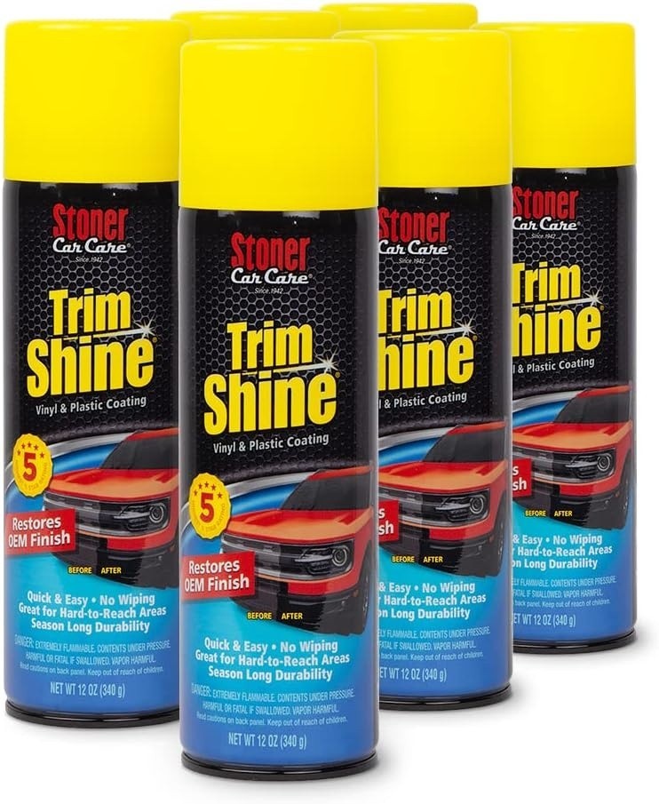 Stoner Car Care 91034-6PK Trim Shine Protectant Coating – 12-Fluid Ounces 6-Pack