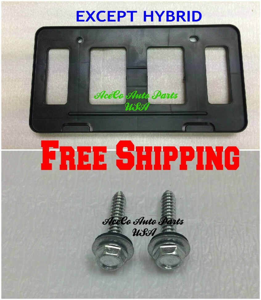 FRONT BUMPER LICENSE PLATE HOLDER BRACKET for 08-13 2008-2013 TOYOTA HIGHLANDER