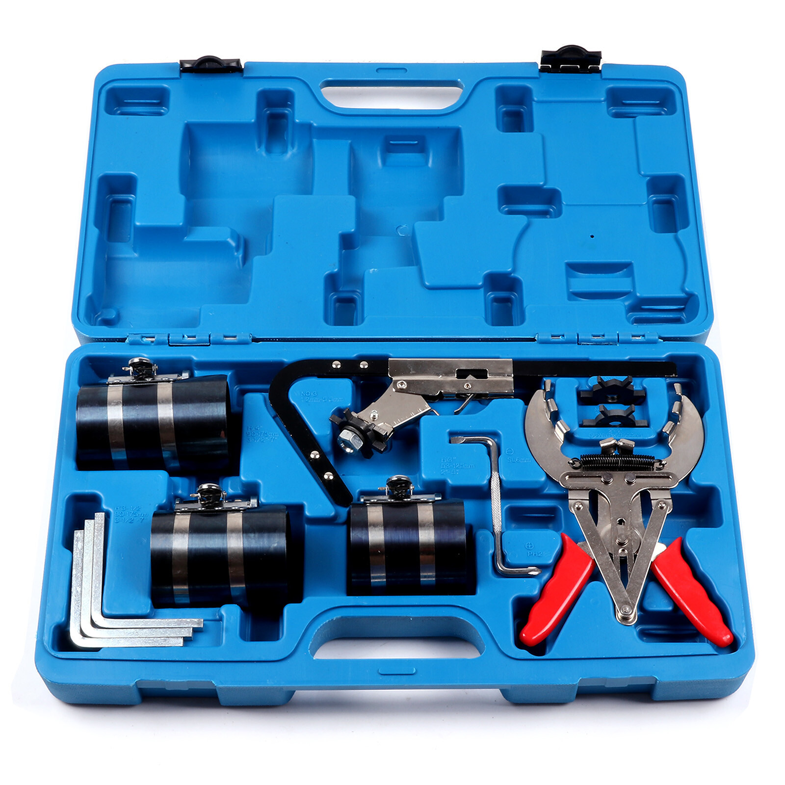 ✅9PC Piston Ring Service Tool Set Auto Engine Cleaning Ring Expander Compressor
