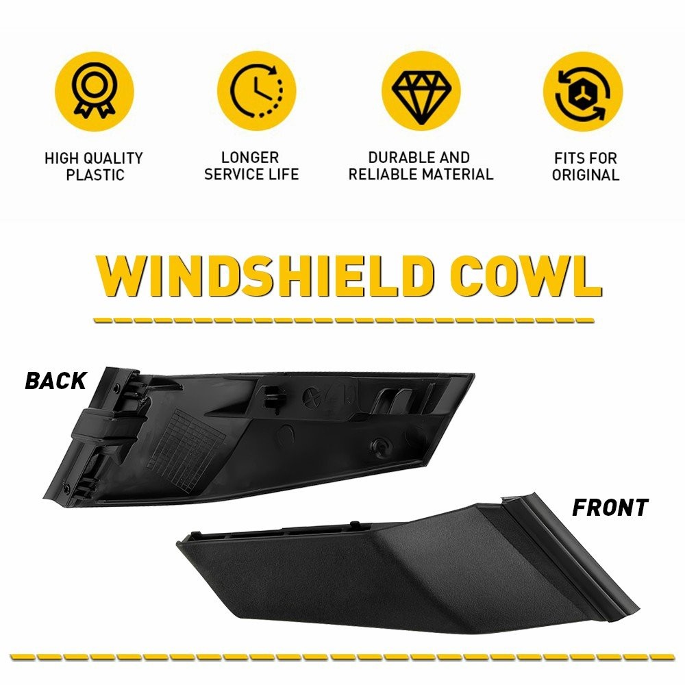 1 Pair Cowl Side-Cover Extension Left&Right-Side For Toyota Corolla 2014-2019 EC