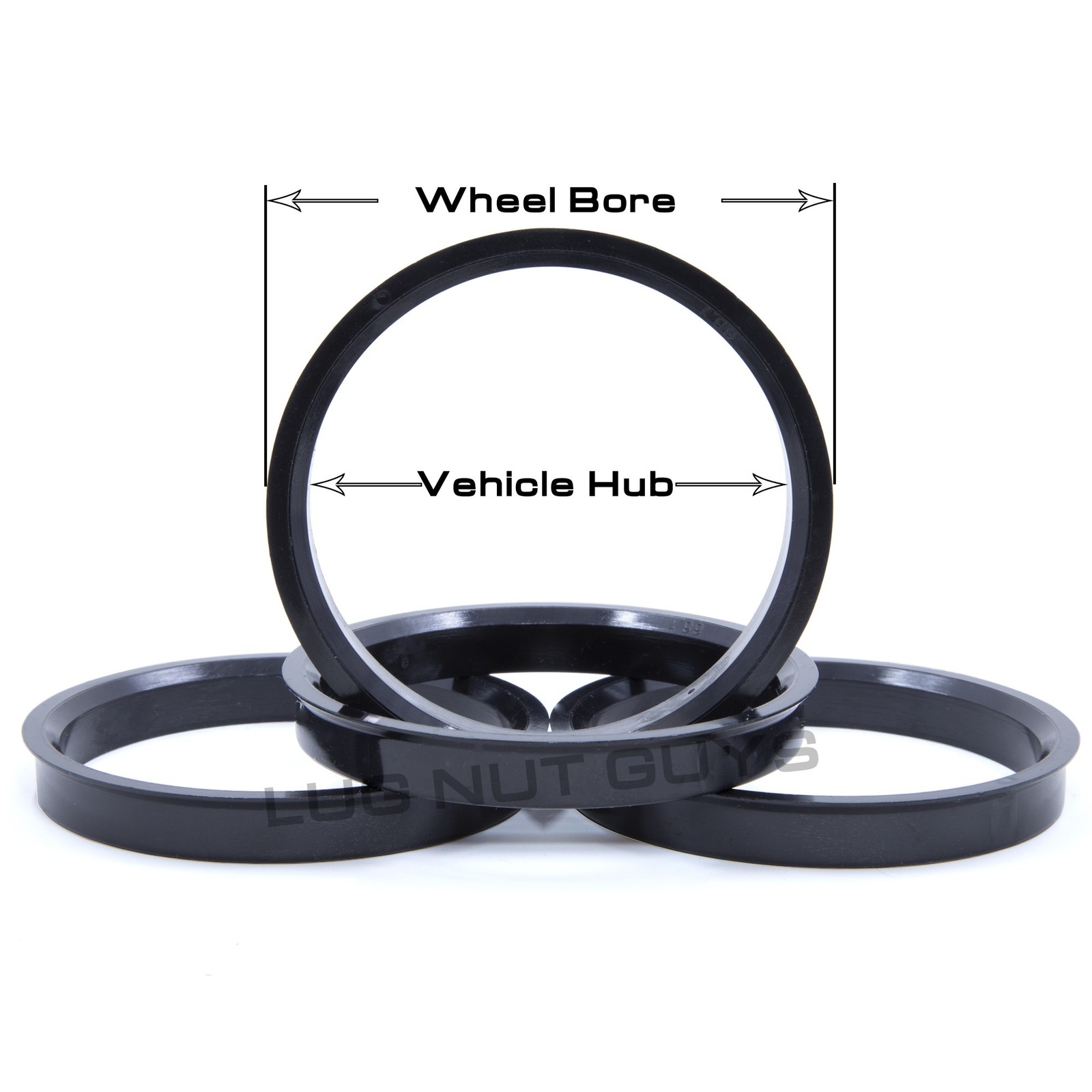4 Hub Centric Rings 125.5mm to 122mm | Hubcentric Ring Set