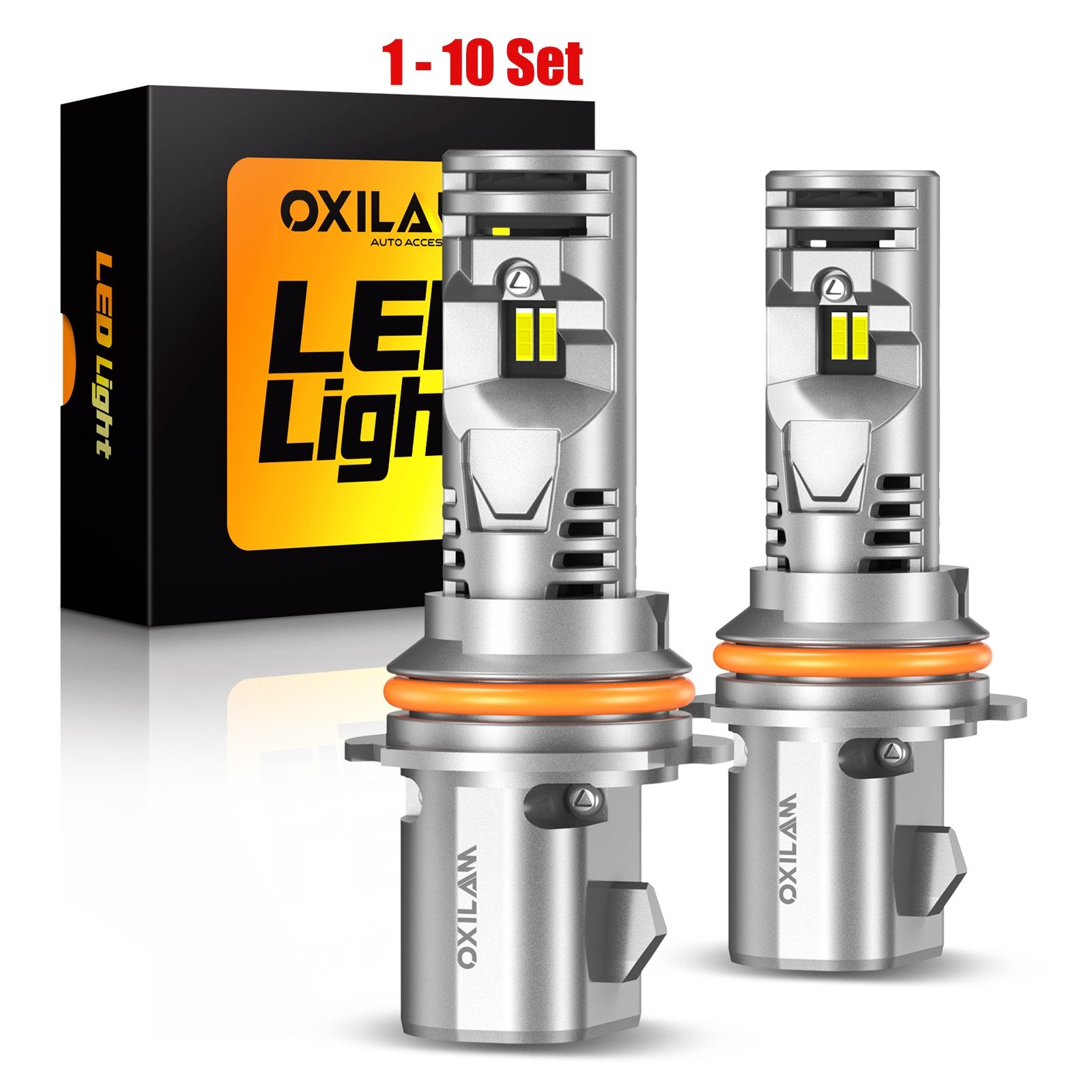 2-20pcs 9007 LED Headlight Bulbs High Low Beam White Lamp Super Bright 6500K Q36