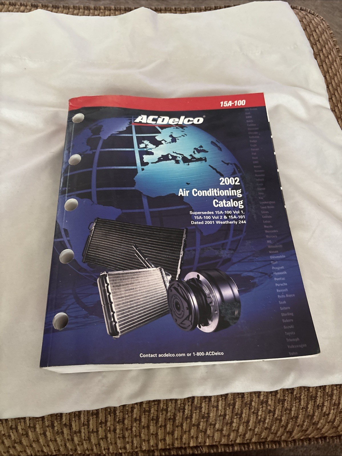 2002 AC Delco Air Conditioning Catalog 15A-100 Supersedes 15A-100 Vol 1 W 244
