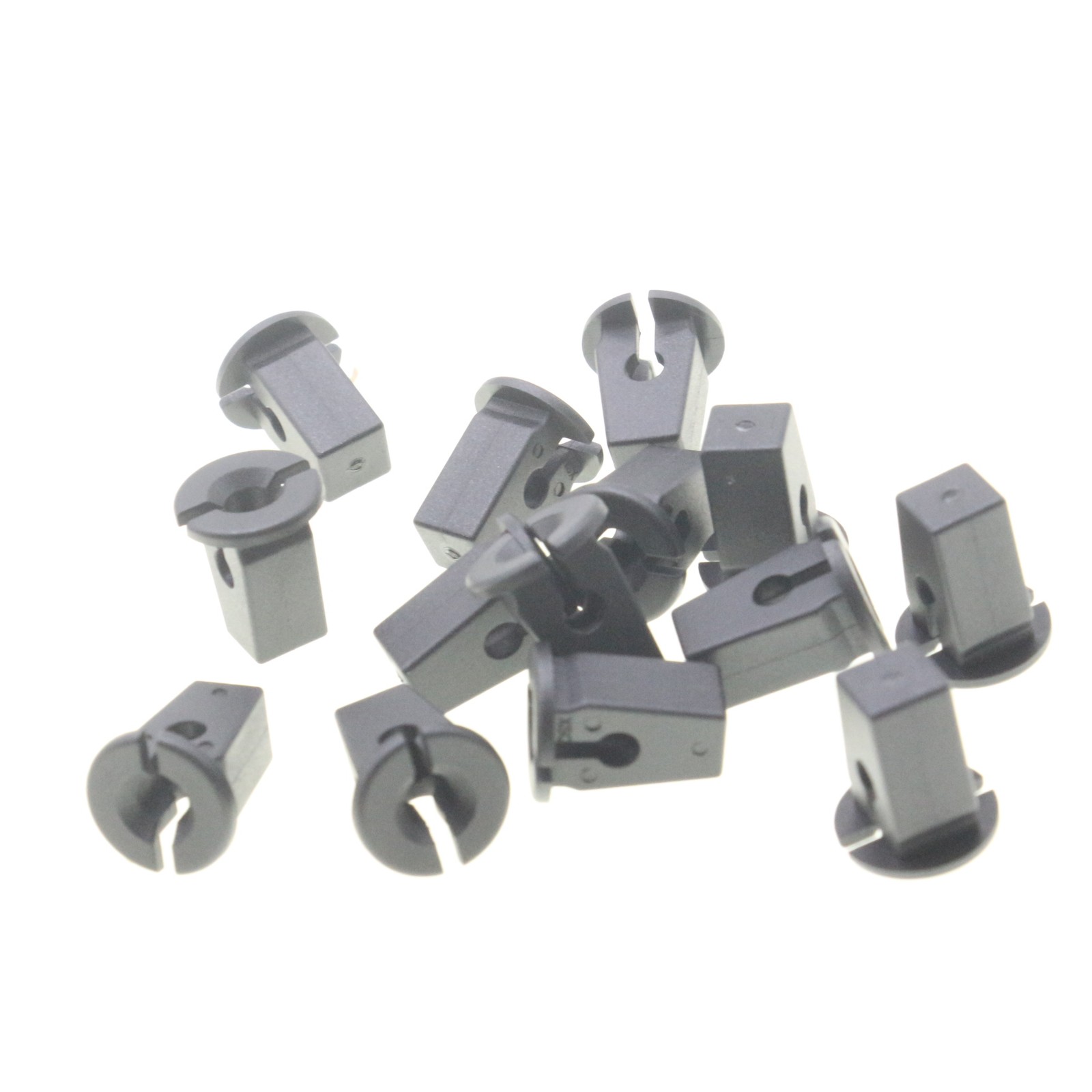 20 Pcs M4.8 (#10) Screw Grommet Retainer For Volkswagen 867-809-966 Nylon Black