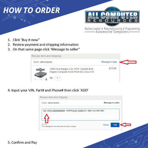 2016 Chevrolet Equinox 2.4L 12663374 ECU ECM PCM Computer Programmed E39A