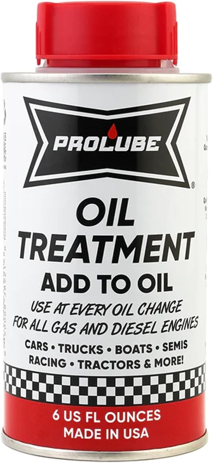 Prolube Engin Oil Treatment 6 oz – Engine Oil Additive for Gas & Diesel Engine