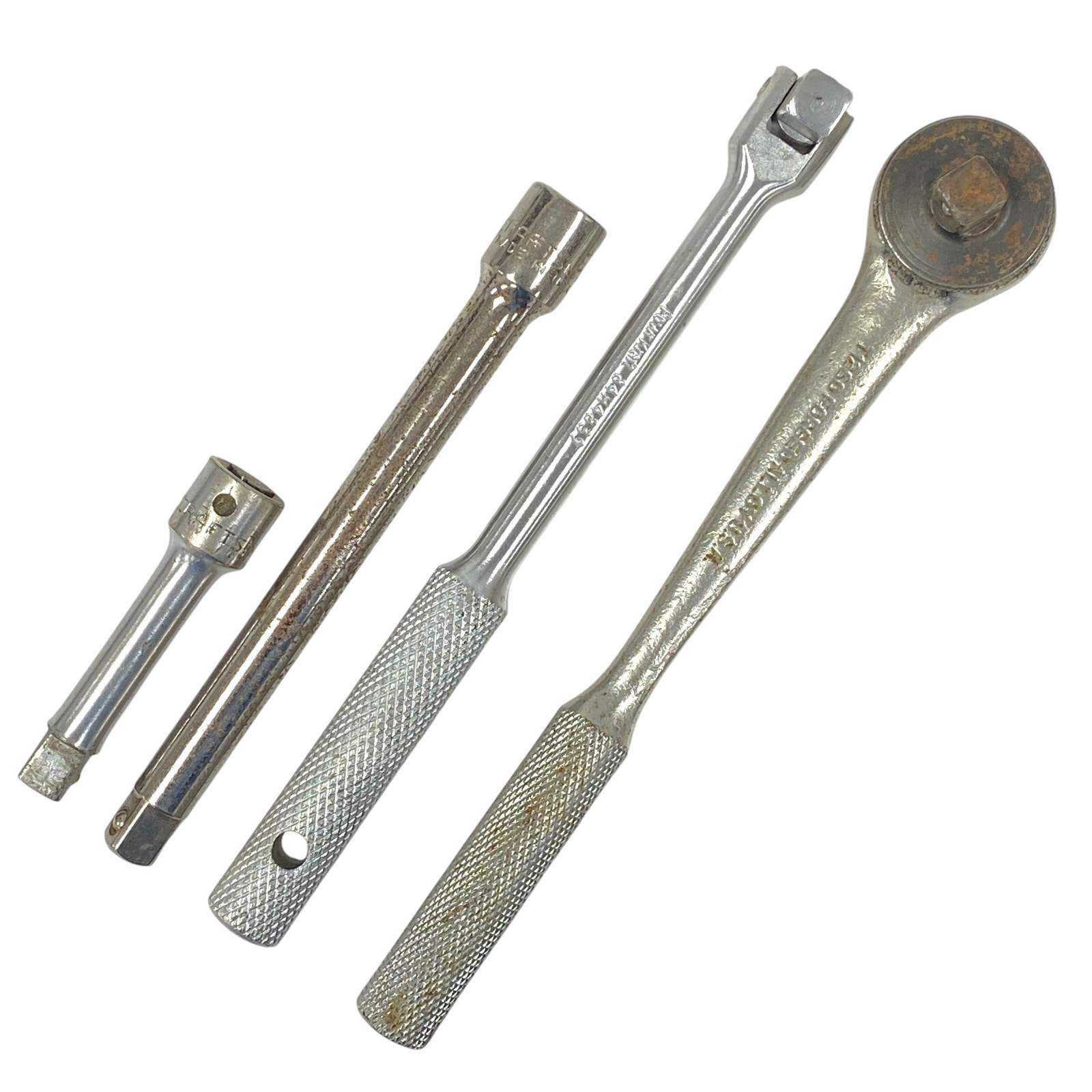 Master Mechanic T1260 Ratchet Breaker and Craftsman 3/8 in Dr Extension Bar 4Pc