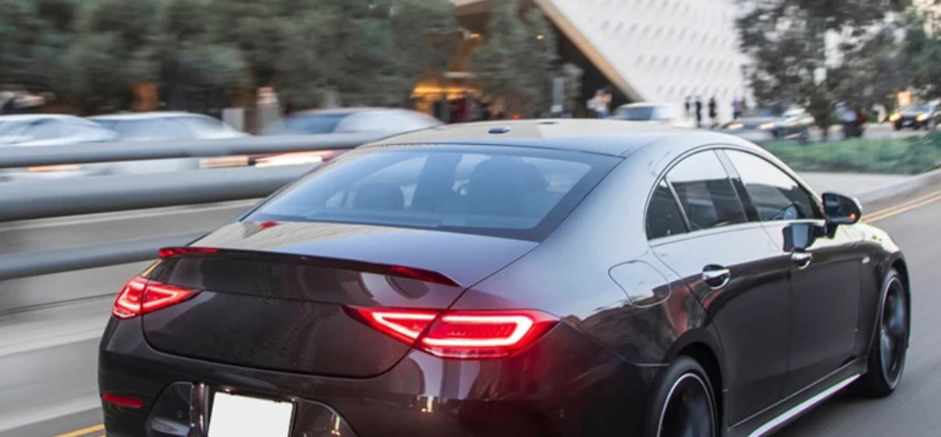 Fit 2019-2023 Mercedes-Benz CLS Class W257 Rear Trunk Spoiler Glossy Black