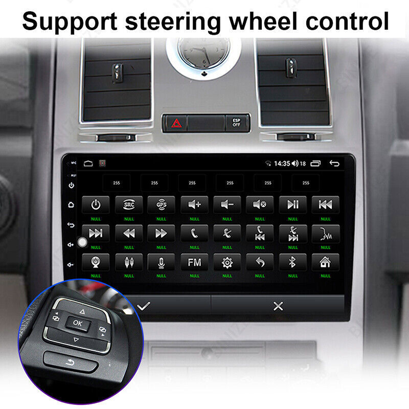 For Chrysler 300C Android 10 Apple carplay Car Stereo Radio GPS 2+32GB Player BT