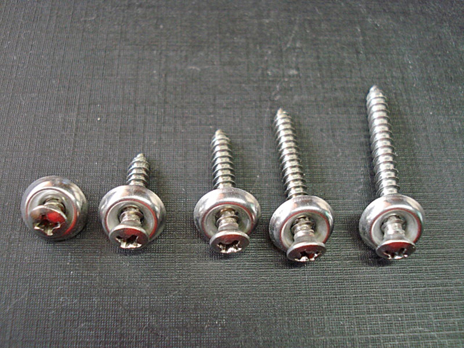 50 pcs #8 with #6 phillips oval head trim screws & cup washers stainless GM GMC