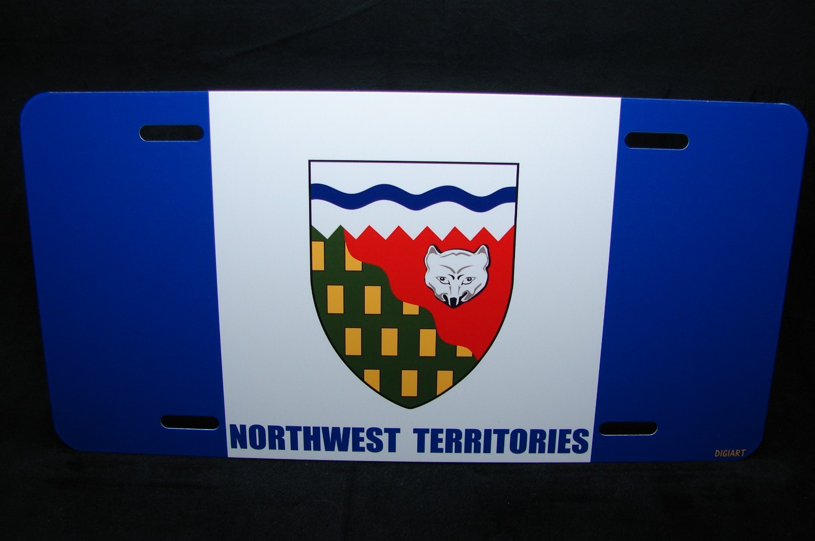 CANADA CANADIAN NORTHWEST TERRITORIES FLAG Metal Novelty Car license Plate Tag