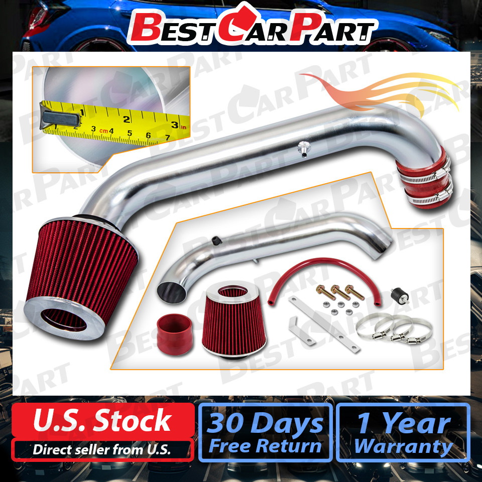 BCP RED 96-00 Civic DX/LX/CX Racing Air Intake System + Filter