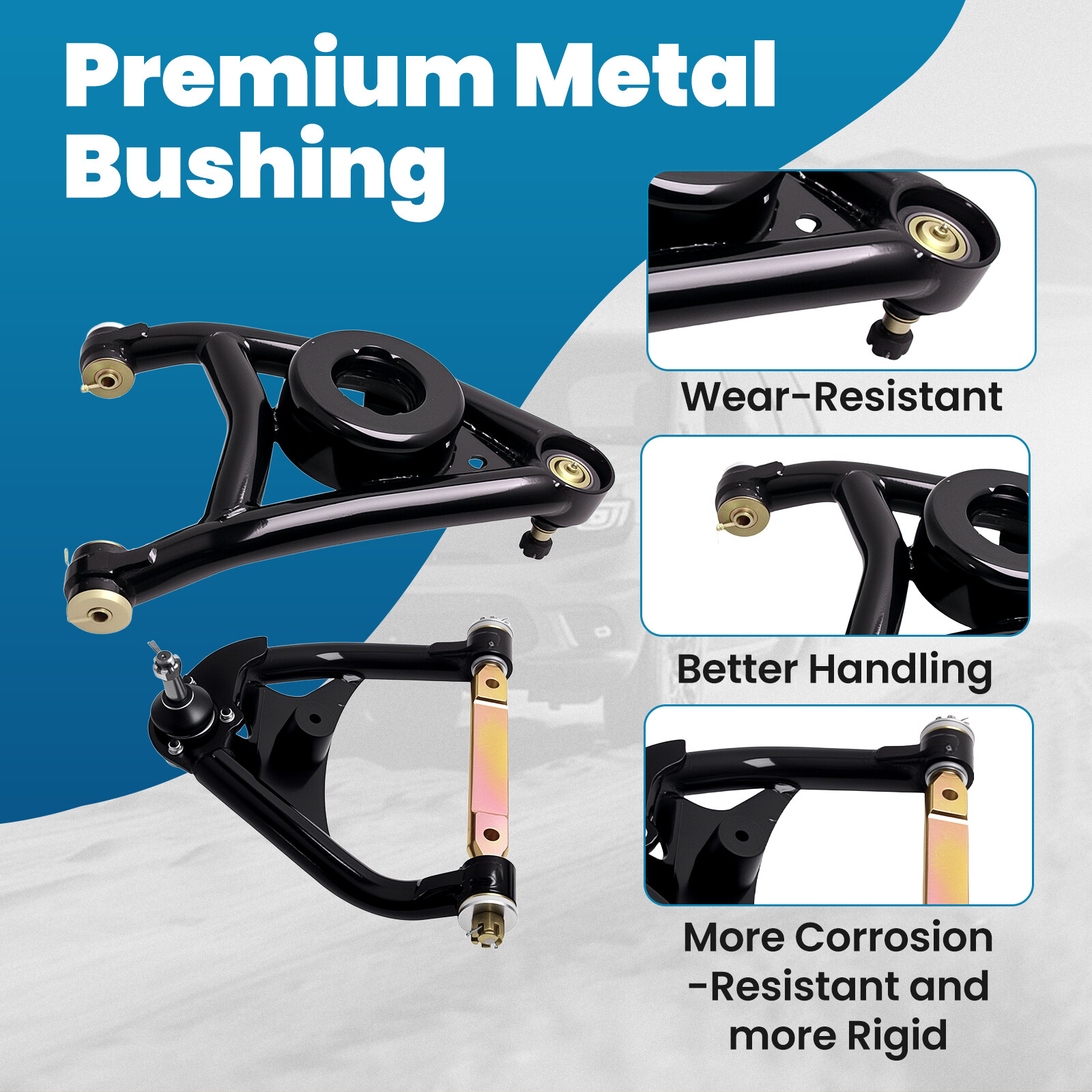 Upper Lower Tubular Control Arms for 1964-72 Pontiac GTO LeMans Tempest Skylark