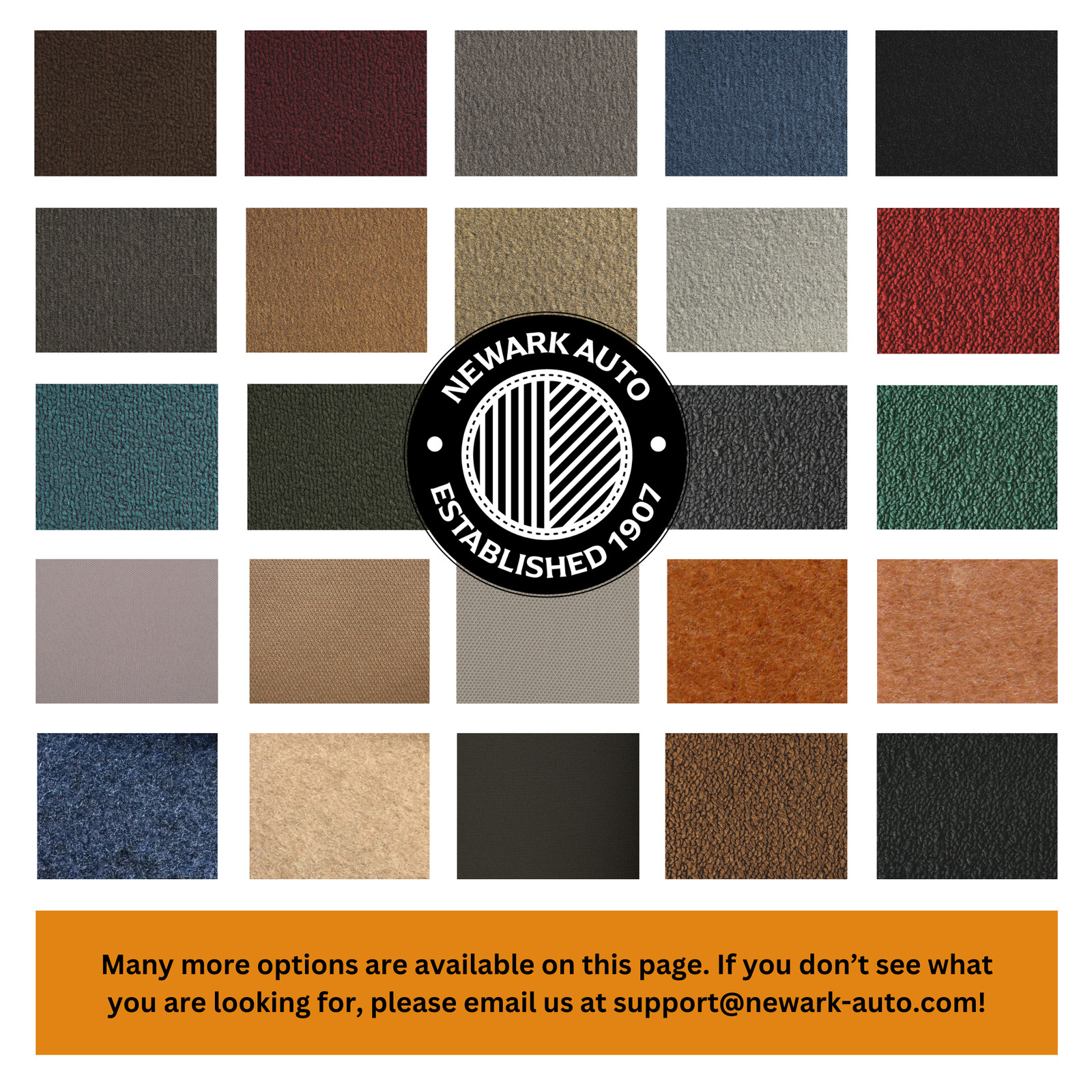 Automotive Carpet Samples