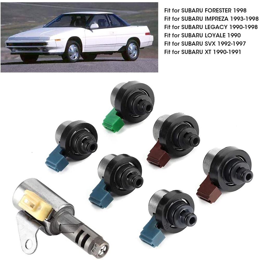 7PCS 4EAT Transmission solenoid kit For Subaru Forester 2.4L 2.5L US