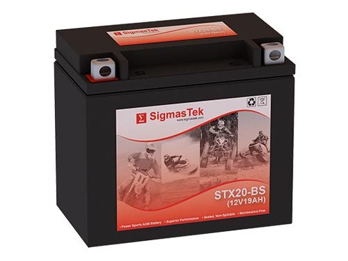 SigmasTek STX20-BS SLA Battery for Harley-Davidson FX/FXR Series 1340CC 1979-94