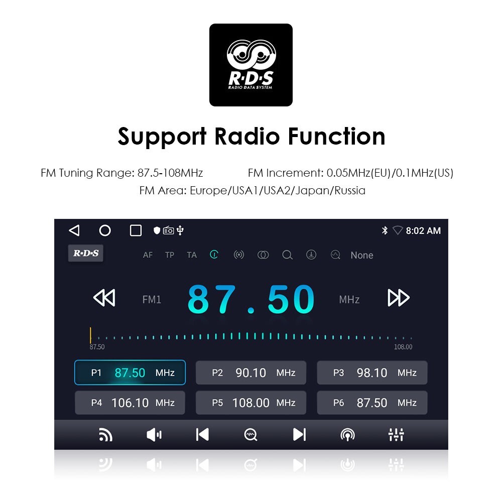 Plug&Play For 2015-2016 Subaru Impreza Android 14.0 Car Radio Apple Carplay GPS