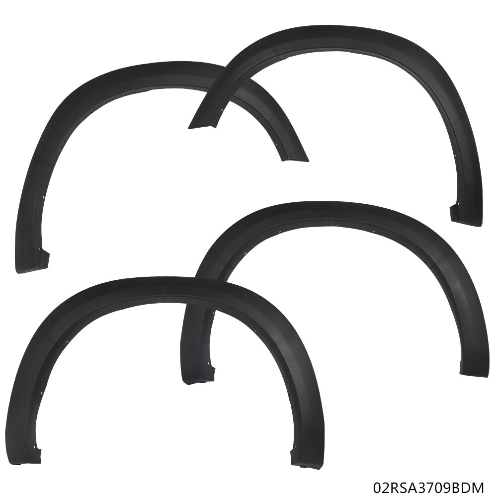 Textured Bolt On Wheel Fender Flares Cover Fit For 2009-2018 Dodge Ram 1500