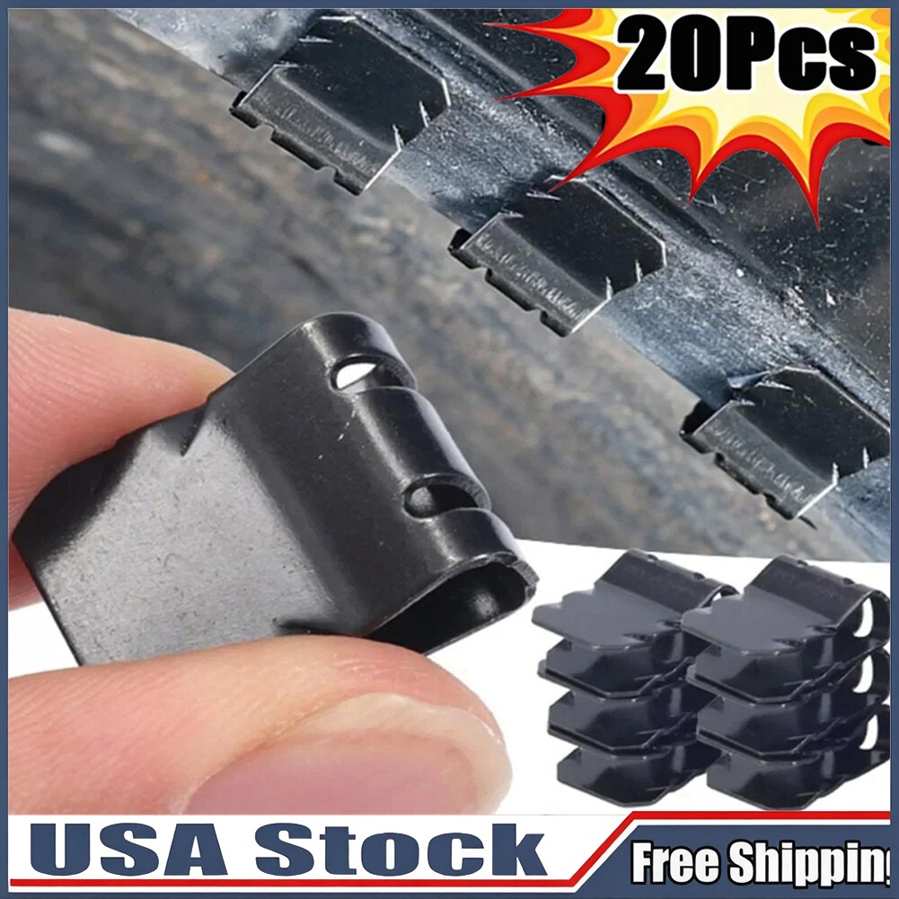 20pcs U Shaped Clips Car Mudguard Fixing Nuts Fender Buckle Fasteners Clip USA